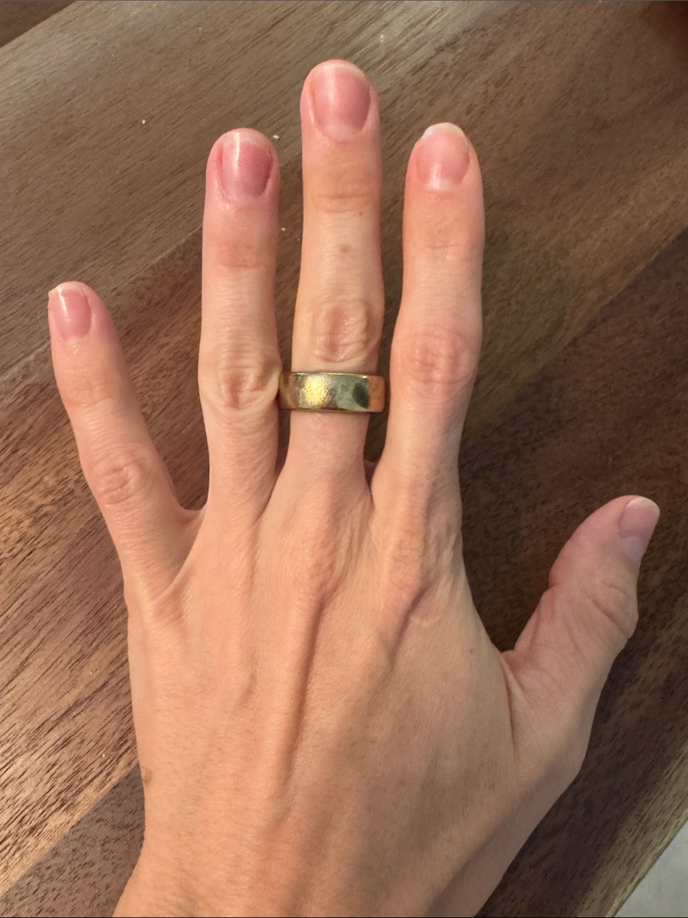 Oura Ring-Like New Gold Horizon sz 7 - Picture 4 of 6